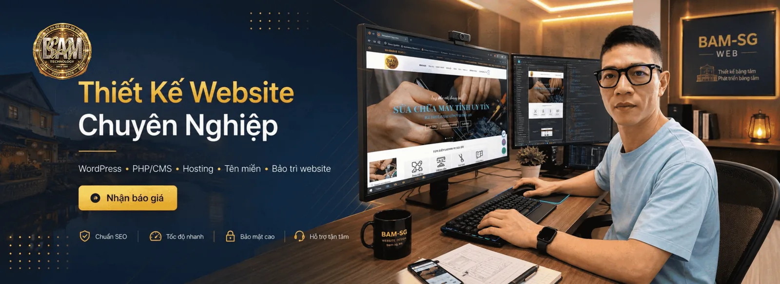 BamSG trực tiếp tư vấn và thiết kế website tại Quận 12